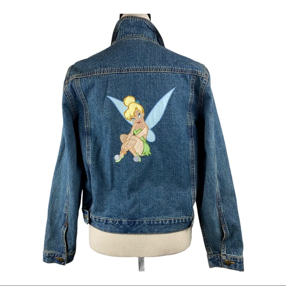 Disney Jackets & Blazers - Disney Denim Tinkerbell Jacket Large